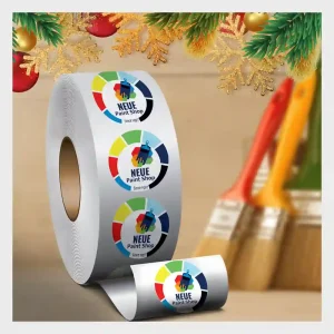 circle label printing services free shipping candle label printing